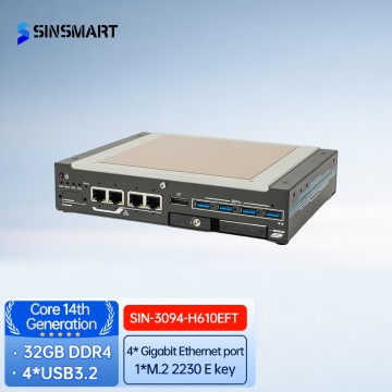 Intel® 12th/13th/14th Gen Core™ i9/i7/i5 Compact industrial Fanless Embedded PC