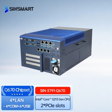SINSMART Intel Core 12/13th 64GB Fanless Industrial Computer I3/I5/I7 Windows10/11, Linux Support...