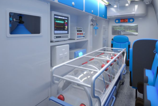 Application of rugged tablet in remote rescue of ambulance